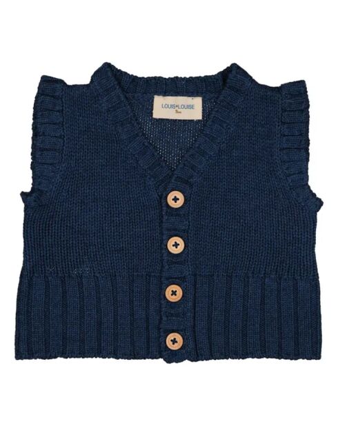 Gilet senza maniche Didi blu marino