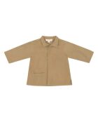Camicia Piper in cotone a manica lunga verde kaki