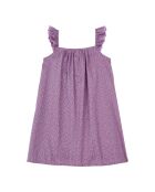 Kurzes Upcycling-Kleid aus Baumwolle in Rosa