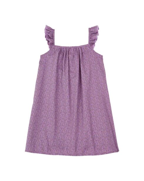 Abito corto in cotone rosa Upcycling