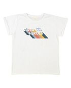 T-shirt Tom ecru a manica corta