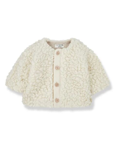 Ecrufarbene Pelzjacke Emmanuel