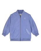 Bomber in tessuto riciclato color lavanda