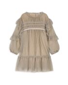 Calinka Partykleid aus goldfarbenem Tüll