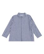 Camicia in cotone a righe Aloe grigio antracite