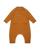 Picea okerkleurige jumpsuit van verantwoord katoen