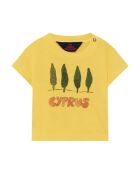 T-shirt gialla a manica corta Rooster Cyprus