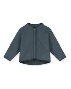 Giacca in cotone grigio blu