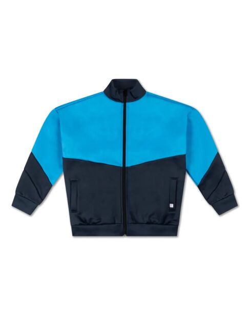 Blaue Sportjacke