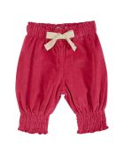 Pantaloni harem in cotone milleraie rosa fucsia