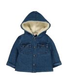 Cappotto Raw Ice in cotone con cappuccio