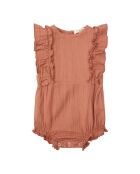 Pagliaccetto Elisa in cotone rosa antico