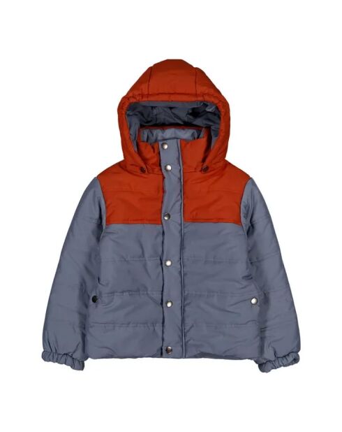 Piumino bicolore Canada blu grigio