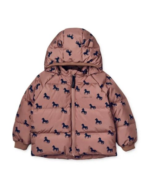 Alte rosafarbene Polle-Pferdejacke
