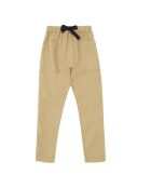 Pantaloni harem in cotone color sabbia