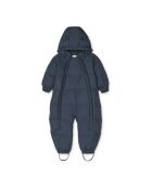 Tuta da sci Sylvie in poliestere riciclato blu marino