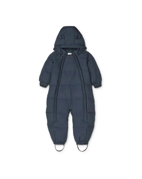 Tuta da sci Sylvie in poliestere riciclato blu marino