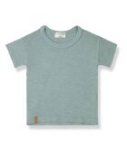 T-shirt Aldos Flammé in cotone a maniche corte blu verde