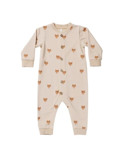 Body en coton à boutons cool cat rose pâle