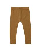 Leggings ocra in cotone a costine