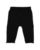Leggings neri in cotone a forma di topo