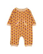 Body rosa in cotone felpato Nino Hearts