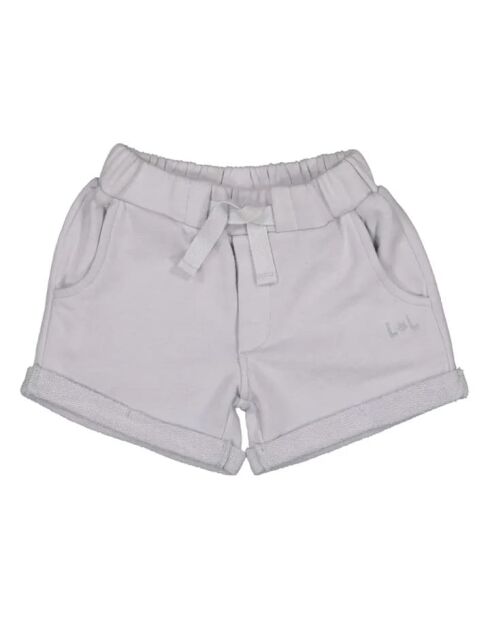 Shorts Manhattan in felpa di cotone blu