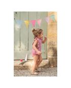 Pagliaccetto Elisa vichy cassis in cotone