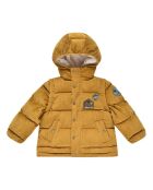 Piumino Izar in cotone a costine foderato ocra