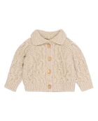 Gilet in lana Tirso beige
