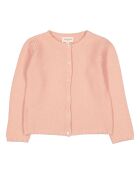 Cardigan en coton Vianni rose