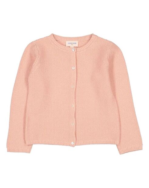 Cardigan Vianni in cotone rosa