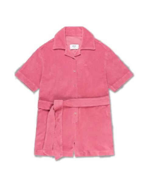 Tutina rosa in spugna di cotone