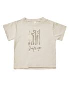 T-shirt en coton manches courtes Surfs Up gris tourterelle