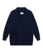Grandpa nachtblauw katoenen vest