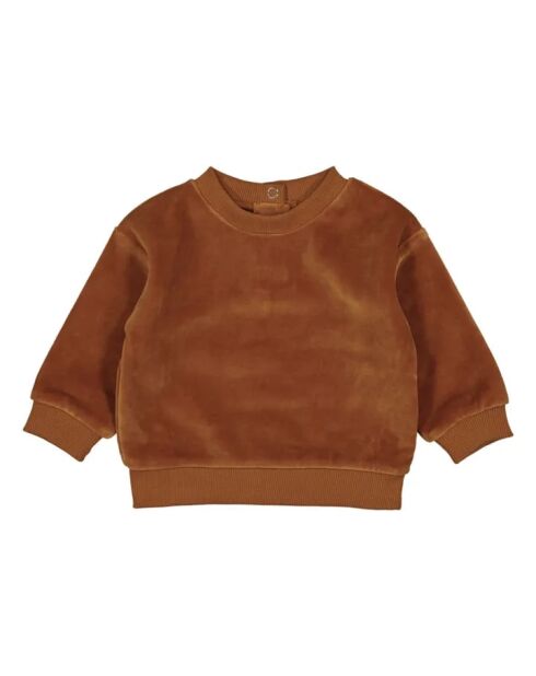 Jim Camel Rundhals-Sweatshirt aus Baumwolle