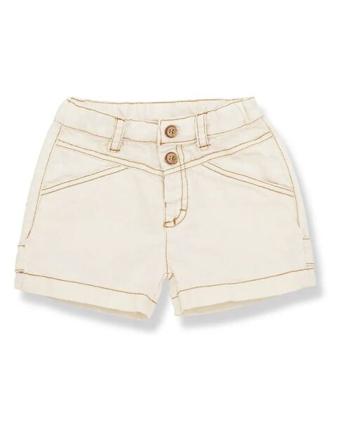 Pantaloncini in jeans Teo bianco sporco