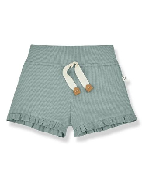 Shorts Maixa in cotone a costine blu verde