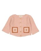 Cardigan per bebè Cathy rosa chiaro