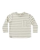 T-shirt in cotone a manica lunga verde skater