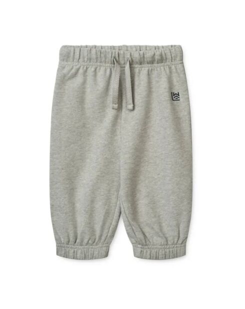 Pantaloni da jogging Pedro in cotone grigio melange