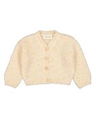 Cardigan Janis ecru in lana e lurex
