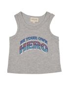 Marcel tanktop in gemêleerd grijs