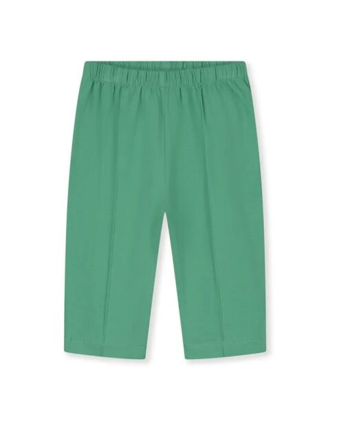 Joggers da bambino in cotone verde menta