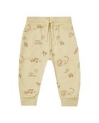 Pantaloni da jogging Safari in spugna di cotone giallo pallido
