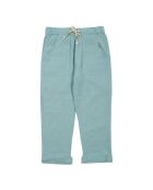 Pantaloni Darshan in cotone fluente blu