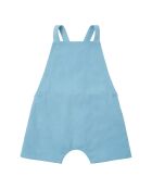Tuta Correa in cotone a costine blu