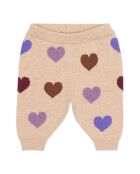 Pantaloni a cuore beige