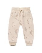 Joggers Moons in cotone rosa chiaro
