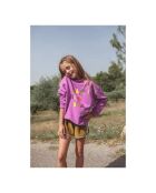 Shorts in cotone spugna Fauve olive